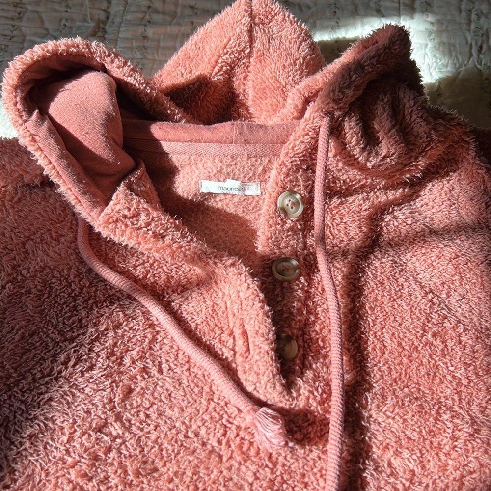 Sherpa 1/4 button up sweatshirt